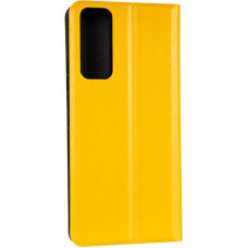 Чохол-книга Leather Gelius New for Huawei P Smart 2021 Yellow