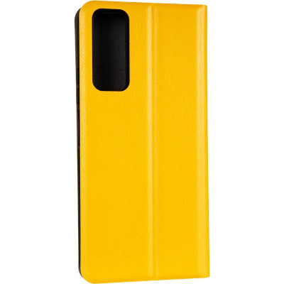 Чохол-книга Leather Gelius New for Huawei P Smart 2021 Yellow