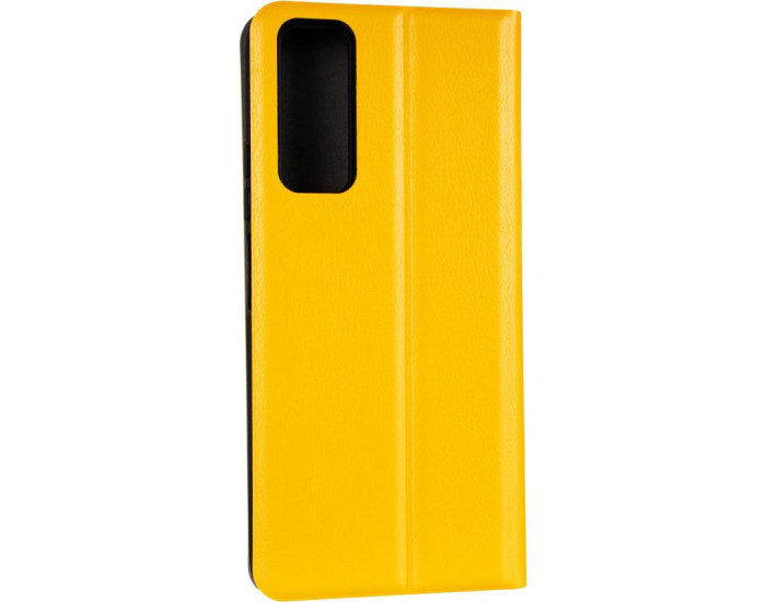 Чохол-книга Leather Gelius New for Huawei P Smart 2021 Yellow