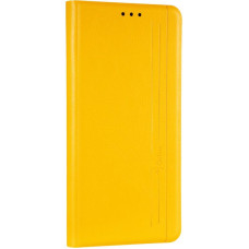 Чохол-книга Leather Gelius New for Huawei P Smart 2021 Yellow