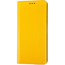 Чохол-книга Leather Gelius New for Huawei P Smart 2021 Yellow