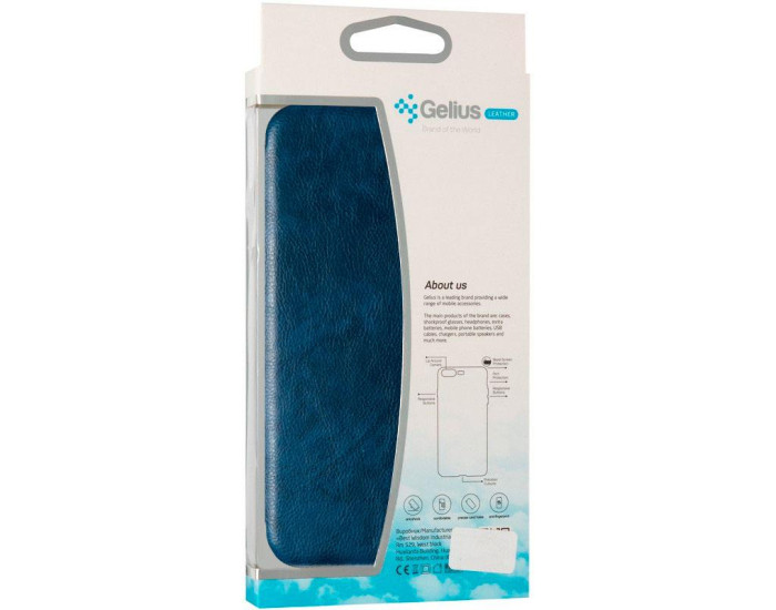 Чохол-книга Leather Gelius Samsung N770 Note 10 Lite Blue