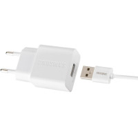 Сетевое зарядное устройство Samsung + кабель Type-C 2A (EP-TA20) (Белый / White)