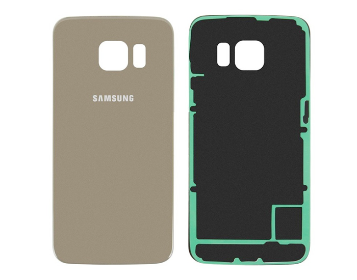 Задняя крышка для Samsung G925F Galaxy S6 Edge, золото