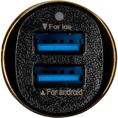 Автомобильное зарядное устройство Gelius Ultra Voyager (GU-CC02 2USB 2.4A)(Черный / Black)