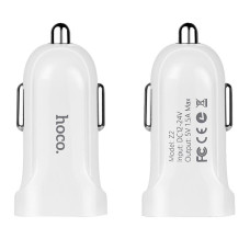 Автомобильное зарядное устройство Hoco Z2 1USB (1.5A) White