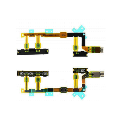 Шлейф для Sony D5803 Xperia Z3 Compact Mini, D5833, кнопки включення, бічних клавіш, з вібро