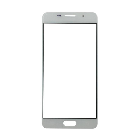 Стекло фронтальное Samsung A510F A5 2016, белый (Класс B)