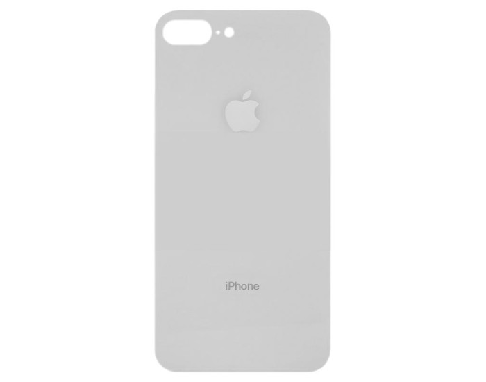 Задняя панель корпуса для iPhone 8 Plus, белая (Small Hole)