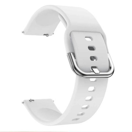 Ремешок для Samsung Watch Silicone Lines 20mm White