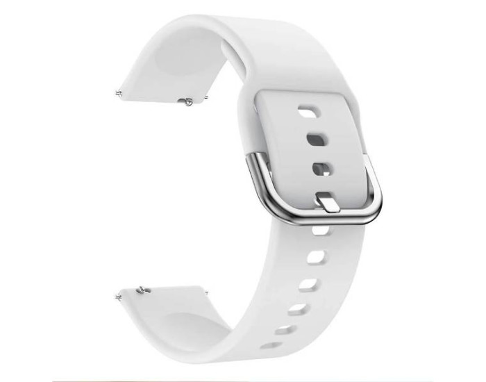 Ремінець для Samsung Watch Silicone Lines 20mm White