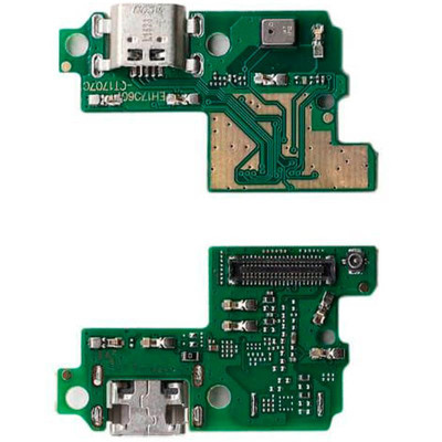 Шлейф для Huawei P20 Lite, конектора зарядки, з мікрофоном, плата зарядки