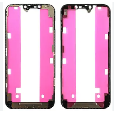 Рамка кріплення дисплея iPhone 11 Pro Max, чорна, оригінал, G+OCA PRo