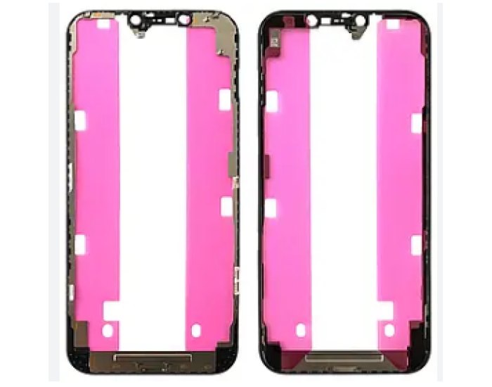 Рамка крепления дисплея iPhone 11 Pro Max, черная, оригинал, G+OCA PRo