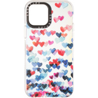 Чехол-силикон Holographic Print Case iPhone 12/12 Pro Heart