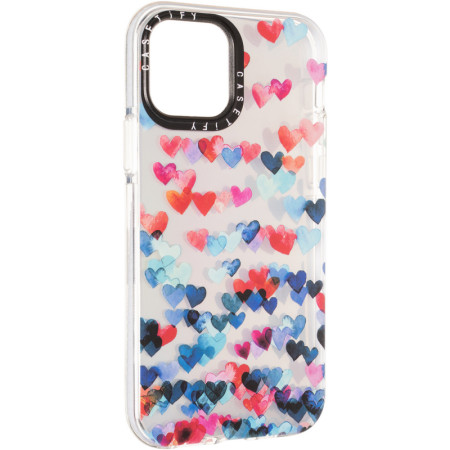 Чехол-силикон Holographic Print Case iPhone 12/12 Pro Heart