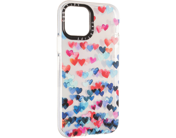 Чехол-силикон Holographic Print Case iPhone 12/12 Pro, Heart