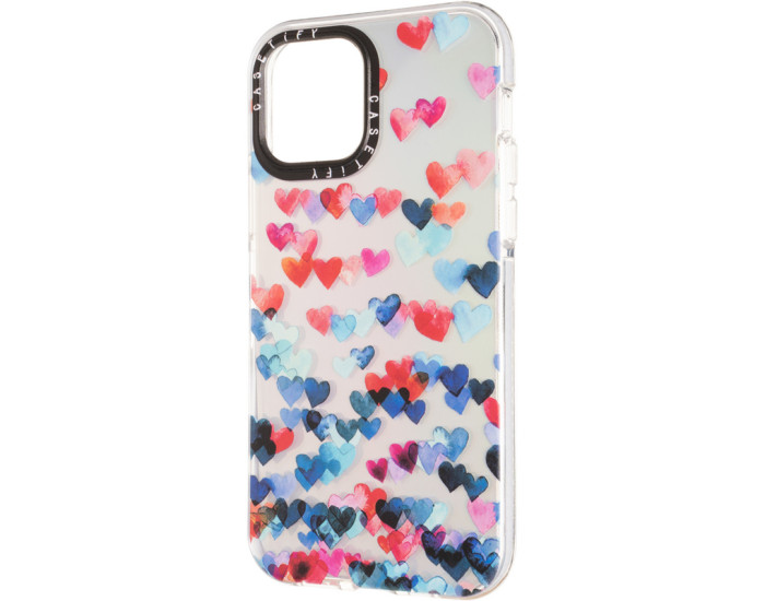 Чехол-силикон Holographic Print Case iPhone 12/12 Pro, Heart