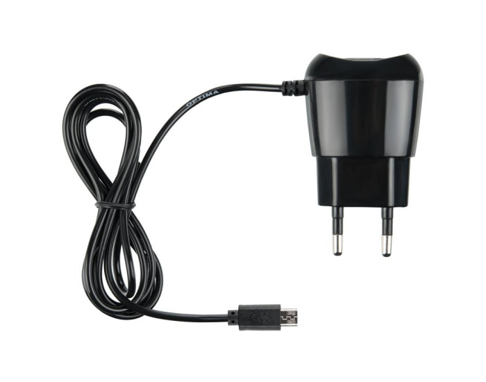 Мережеве зарядний пристрій Optima Micro1000mAh (Чорний  Black)