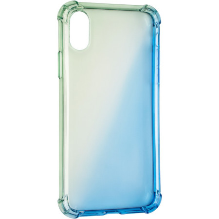 Чехол-силикон Ultra Gradient Case for iPhone 12 Pro Max Blue/Green