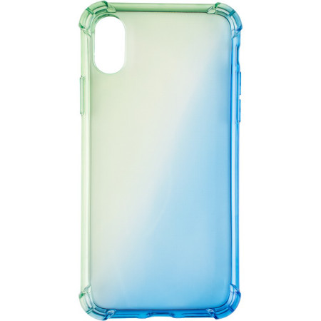 Чехол-силикон Ultra Gradient Case for iPhone 12 Pro Max Blue/Green