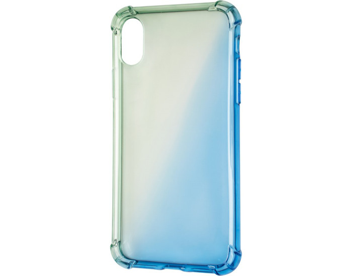 Чехол-силикон Ultra Gradient Case for iPhone 12 Pro Max Blue/Green