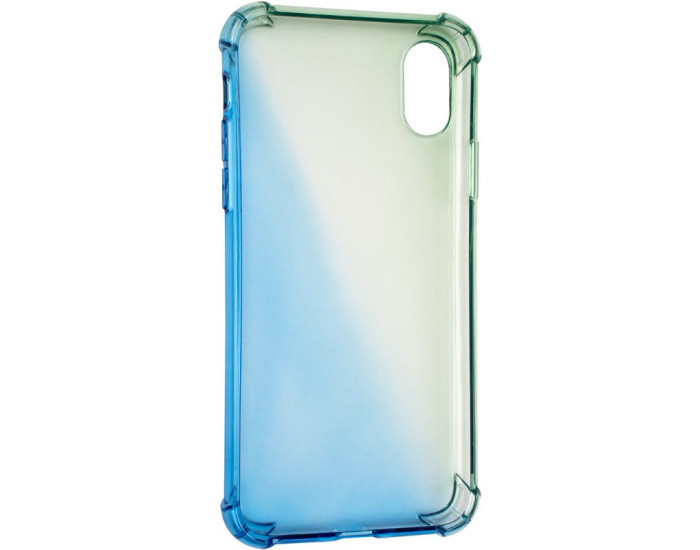 Чехол-силикон Ultra Gradient Case for iPhone 12 Pro Max Blue/Green