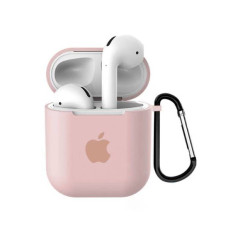 Чехол для AirPods Silicon Pink Sand