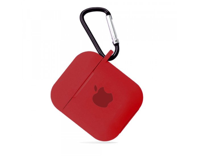 Чехол для AirPods Silicon Red