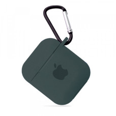 Чехол для AirPods Silicon Pine green