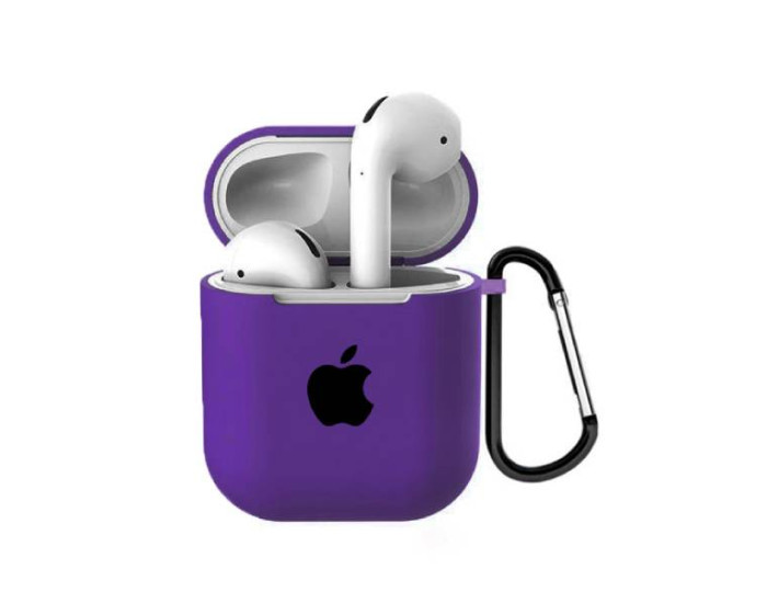 Чехол для AirPods Silicon Purple