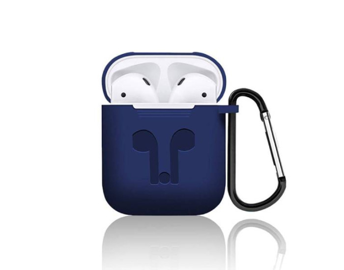 Чехол для AirPods Silicon Midnight Blue