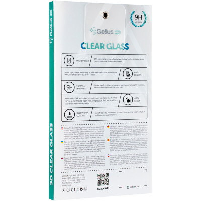 Захисне cтекло Gelius Pro 3D Tecno Pop 4 Black