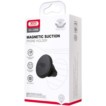 Автодержатель в дефлектор XO C96B Air Outlet (Черный / Black)