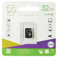 Карта памяти microSDHC 32Gb T&G (UHS-1)(Class 10)