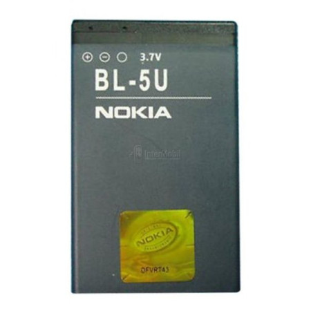 Аккумулятор Nokia BL-5U, 500, 5250, 5330, 5530, 1000 mAh (Класс А)