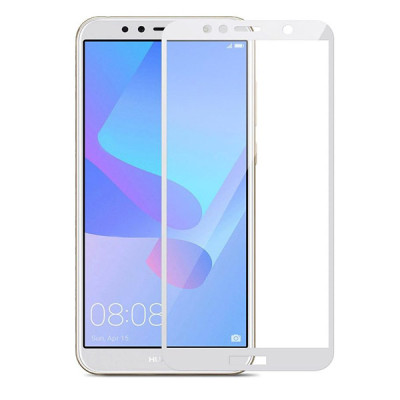 Защитное cтекло Huawei Honor 6A 3D White (Класс B)