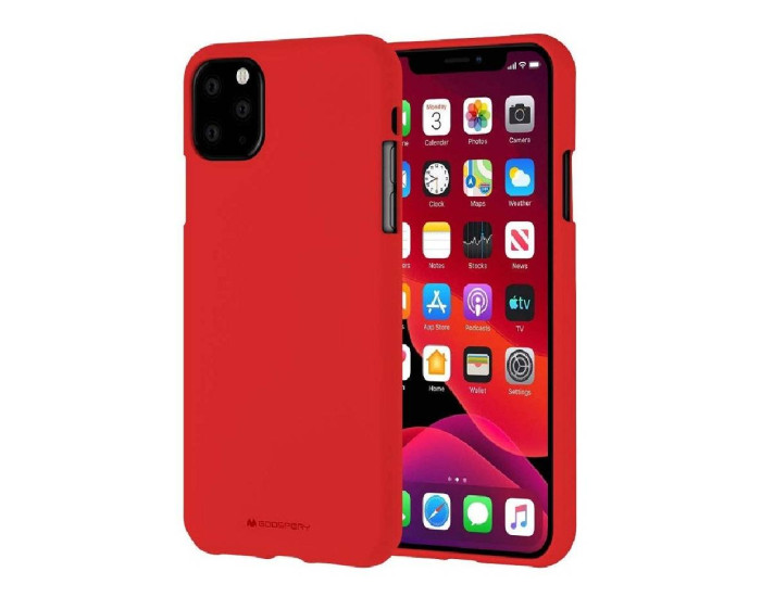 Чохол-силікон Mercury Peach Garden iPhone 11 Pro Red