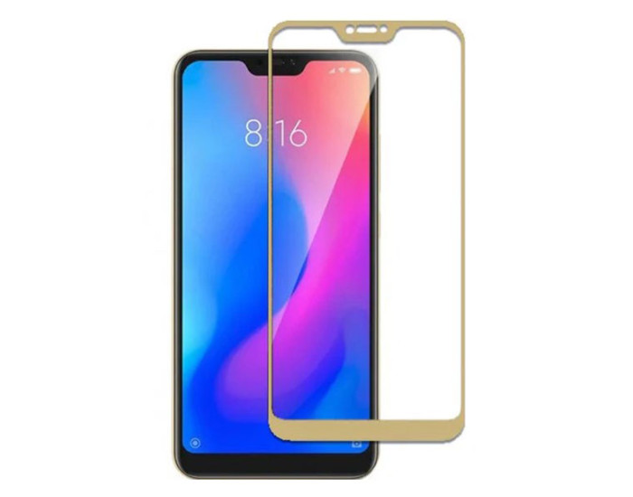 Защитное стекло Xiaomi Mi A2 /Mi 6X, 3D Gold
