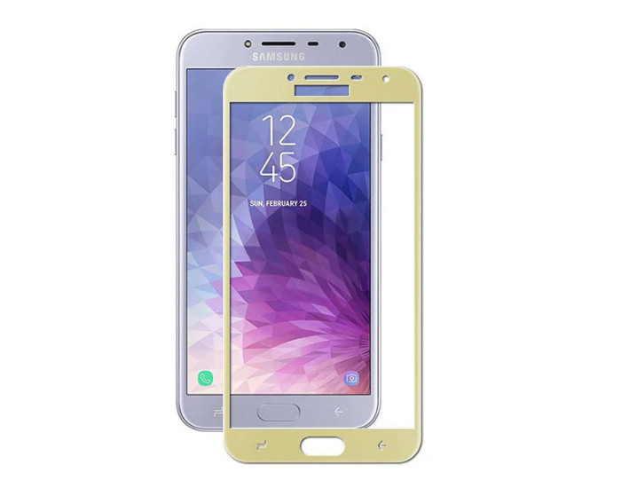 Защитное стекло Samsung J250 J2 - 2018, 3D Gold