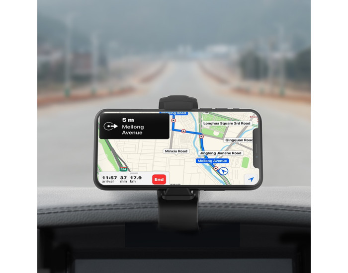 Автодержатель Hoco (CA50) In-car Dashboard phone Holder Black