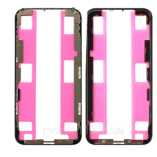 Рамка крепления дисплея iPhone XS, черная, оригинал, G+OCA PRo