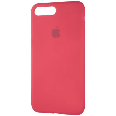 Чохол-силікон оригінал Full Cover Soft Matte iPhone 7 Plus / 8 Plus Garnet