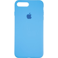 Чехол-силикон оригинал Full Cover Soft Matte iPhone 7 Plus / 8 Plus Marine Blue