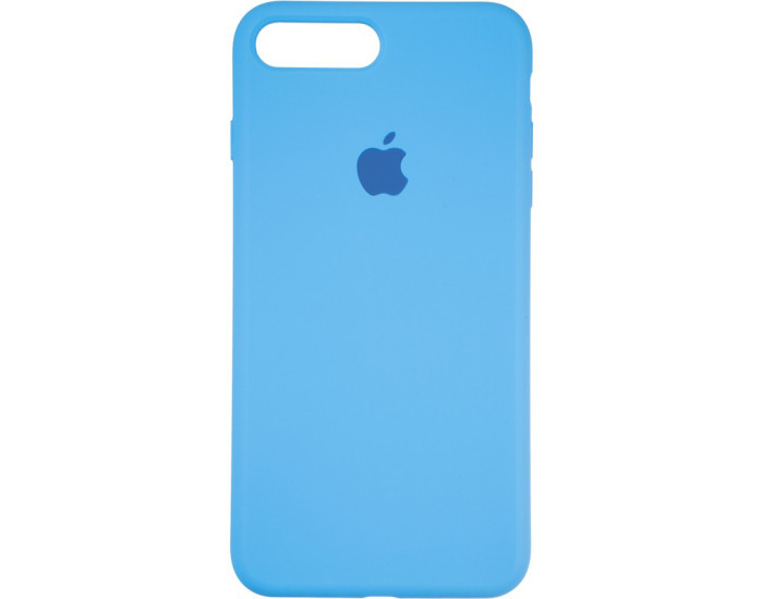 Чехол-силикон оригинал Full Cover Soft Matte iPhone 7 Plus /8 Plus, Marine blue