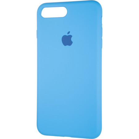 Чехол-силикон оригинал Full Cover Soft Matte iPhone 7 Plus / 8 Plus Marine Blue