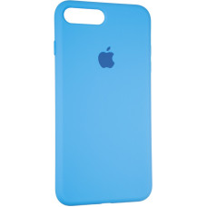 Чехол-силикон оригинал Full Cover Soft Matte iPhone 7 Plus /8 Plus, Marine blue