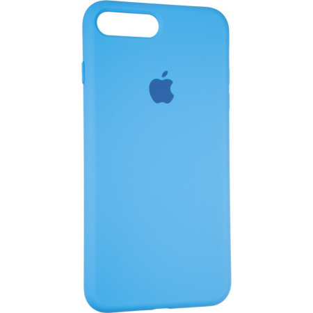 Чехол-силикон оригинал Full Cover Soft Matte iPhone 7 Plus / 8 Plus Marine Blue