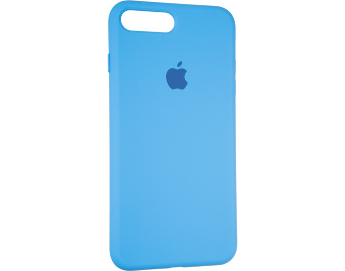 Чехол-силикон оригинал Full Cover Soft Matte iPhone 7 Plus /8 Plus, Marine blue