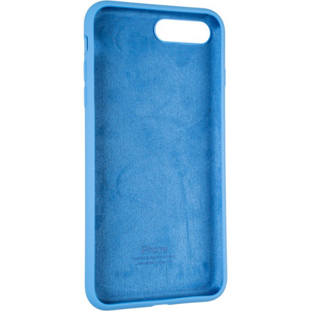 Чехол-силикон оригинал Full Cover Soft Matte iPhone 7 Plus / 8 Plus Marine Blue